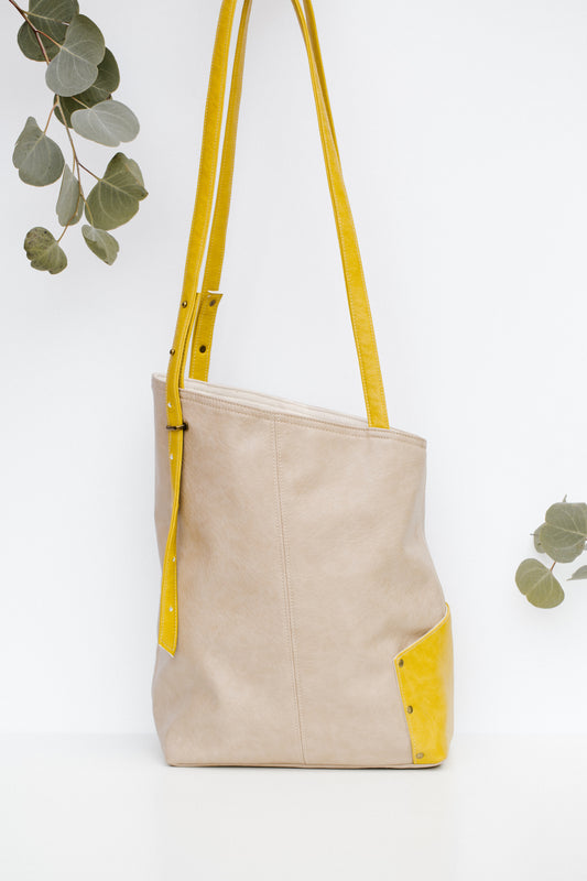 OVERCOMER tote bag | ECRU